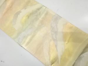 アンティーク　引箔　遠山模様織り出し袋帯（材料）